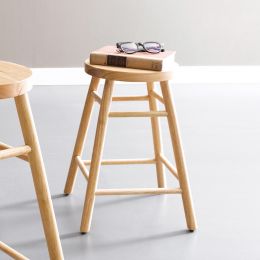  Uno-Natural  Wooden Stool