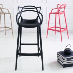  PP-601C-Black  Bar Chair