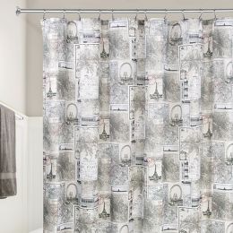  58020ES Shower Curtain  (Size: 183cm x 183cm) 