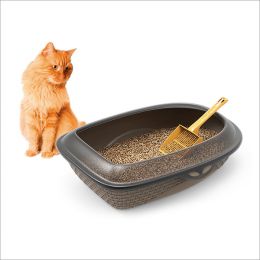  19110-Taupe  Open Cat Toilet