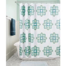  63220EJ  Dahlia Floral Shower Curtain  (Size: 183cm x 183cm) 
