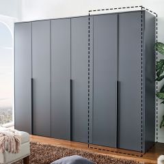 WD-5000-Grey-01  Single Closet 