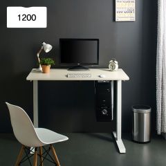 Oxford 1200-Iv-Ivory top Motion Desk
